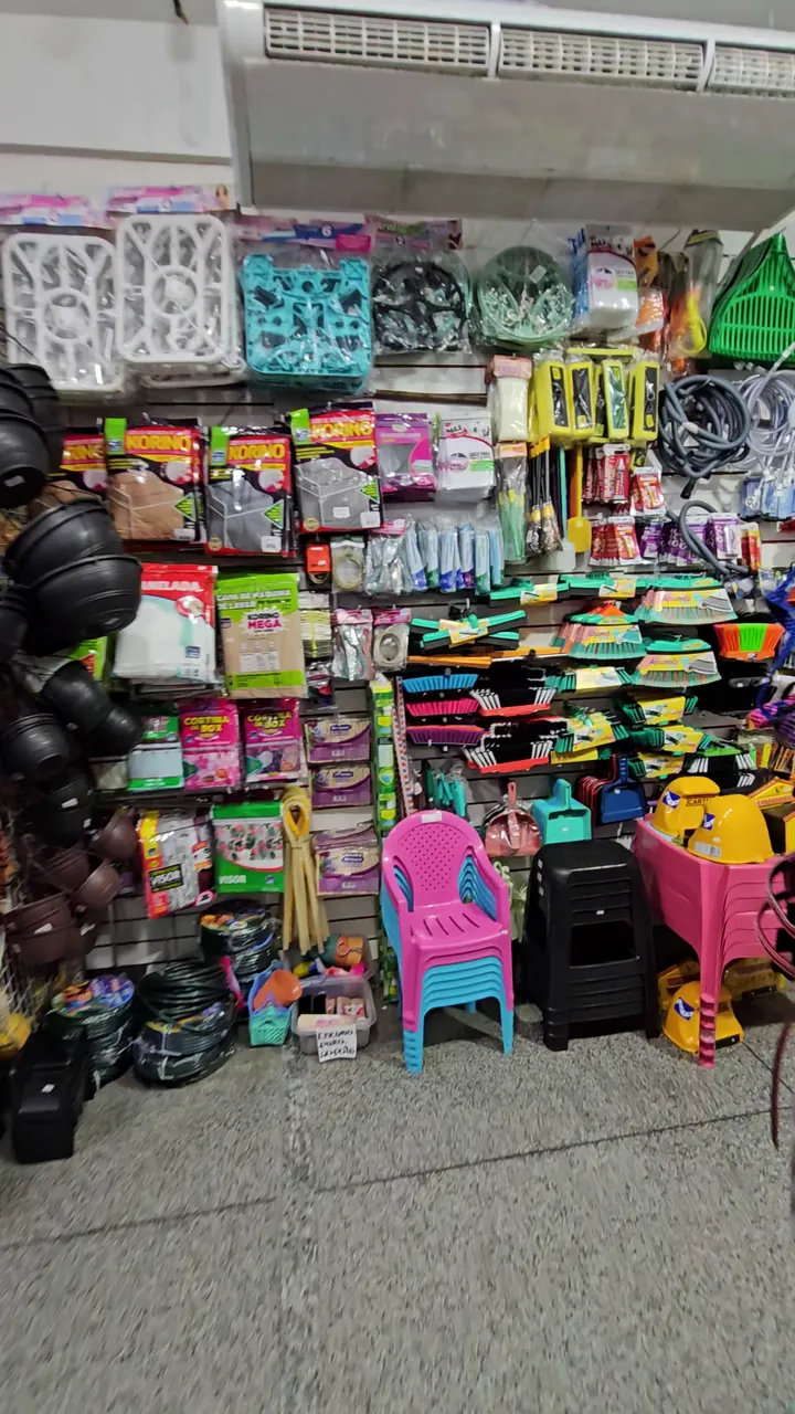 Corredor de brinquedos do Bazar Central